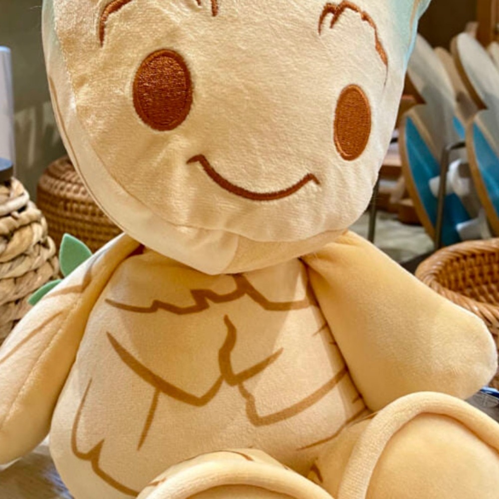 Disney GROOT weighted plush beanie baby guardians of the galaxy 14” Toy EUC